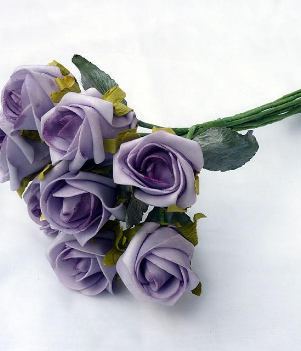Small Foam Roses (violet)