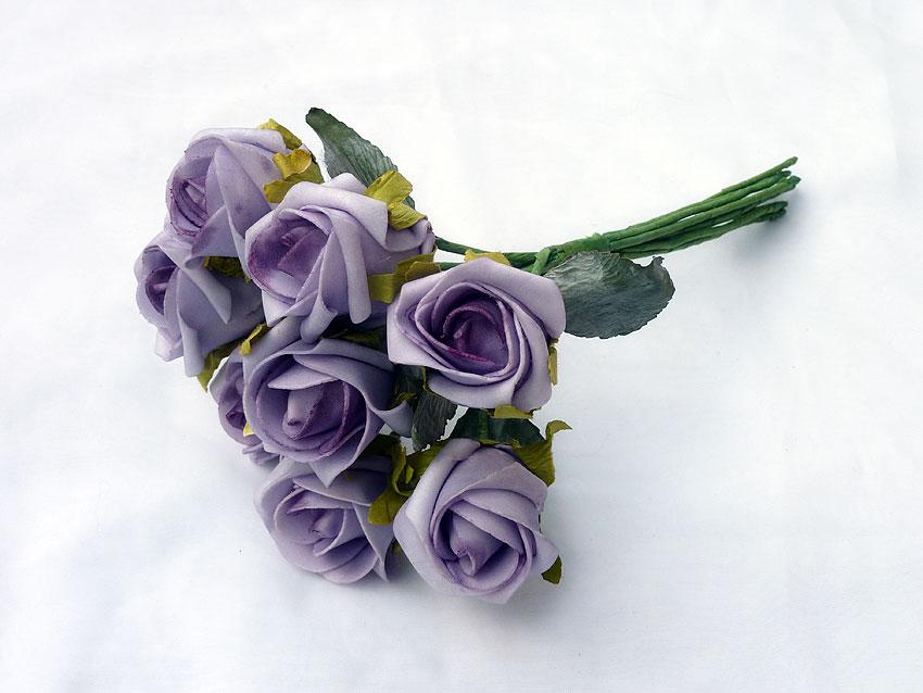 Small Foam Roses (violet)